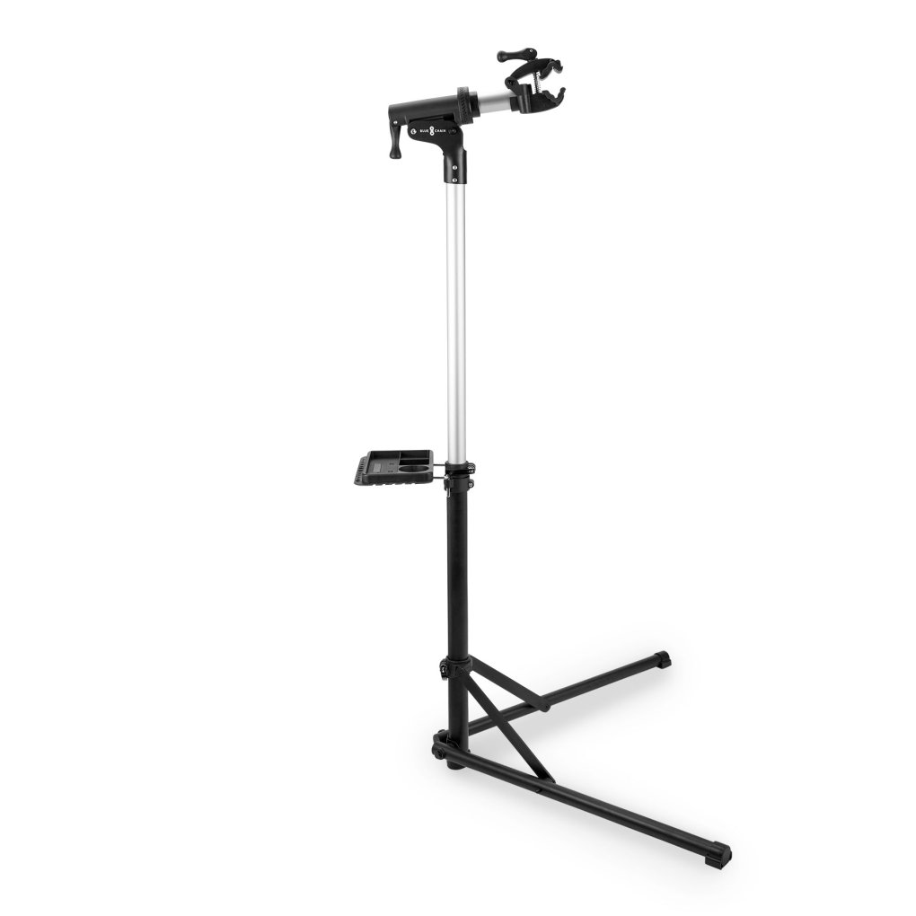 BLUECHAIN Essential Work Stand with Tool Tray 25 kg - black/aluminium
