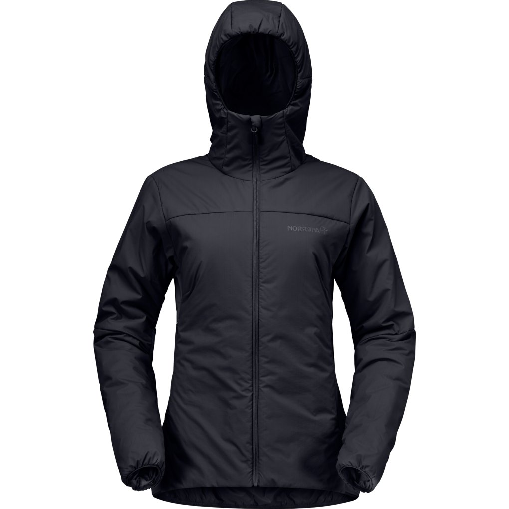 Norrona femund thermo60 Zip Hood Jacket Women - Caviar Black