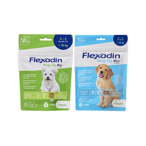 Flexadin young Dog Mini - 60 chewy chunks