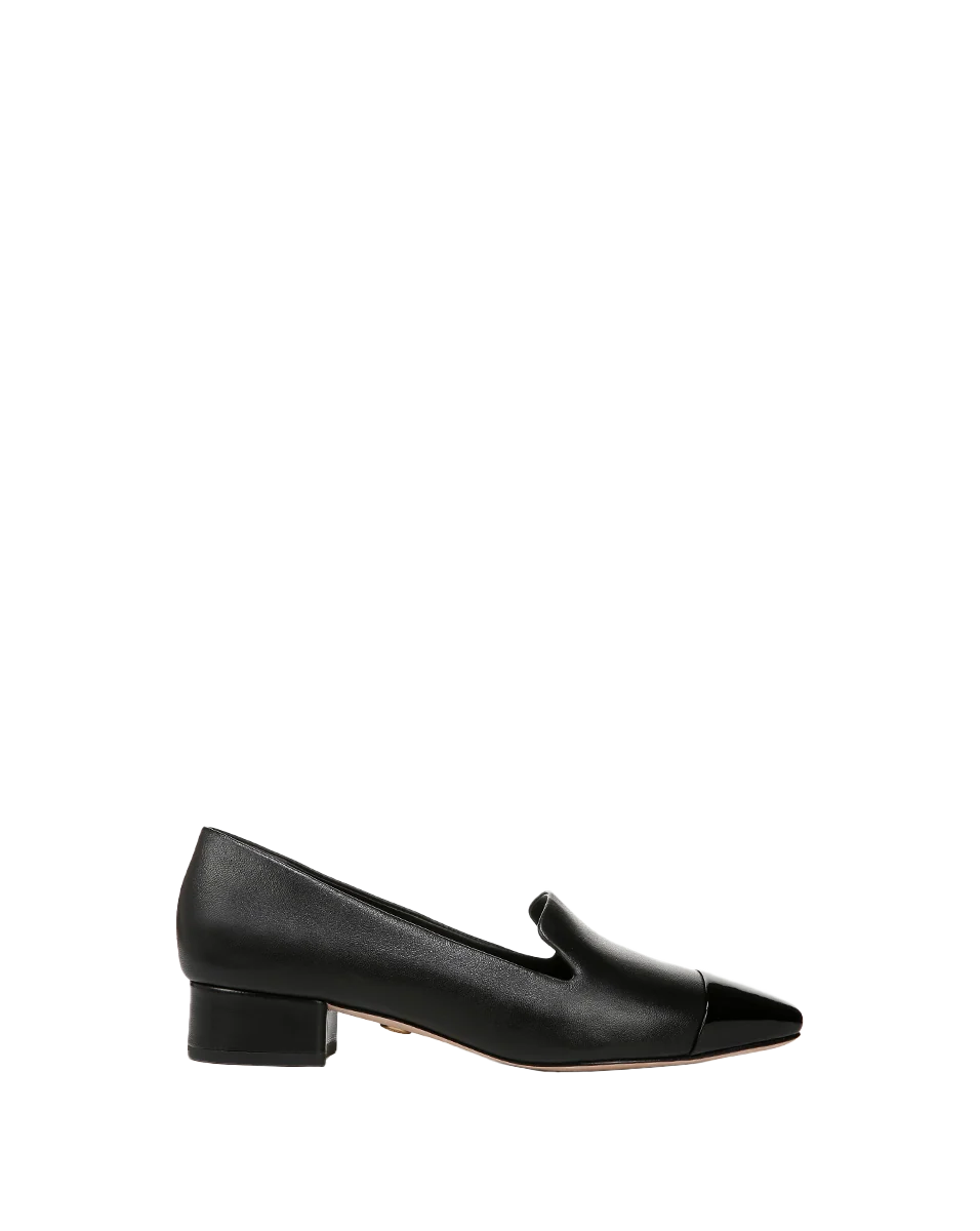 Cecile Leather Cap-Toe Loafer