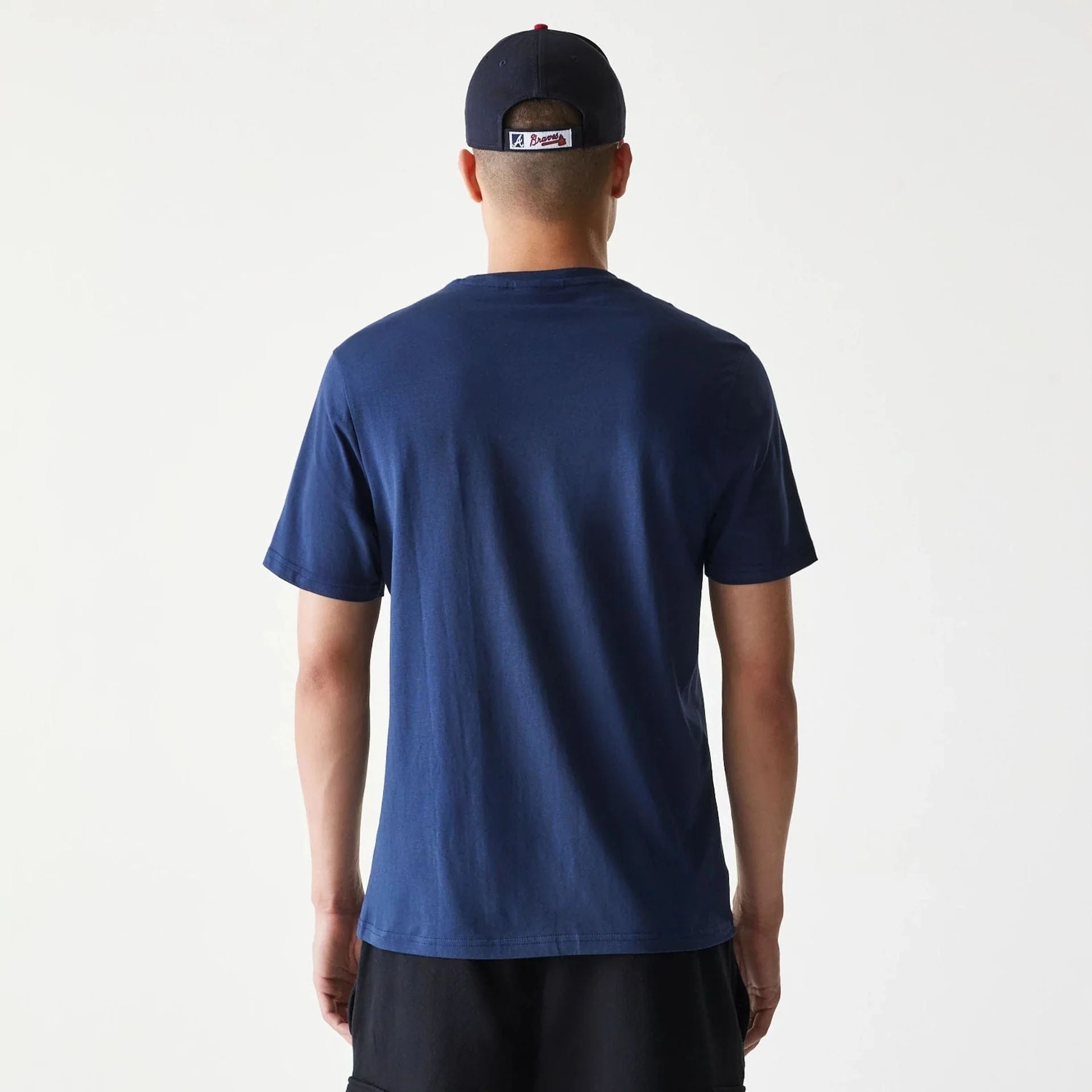 Atlanta Braves Team Logo MLB T-Shirt Navy