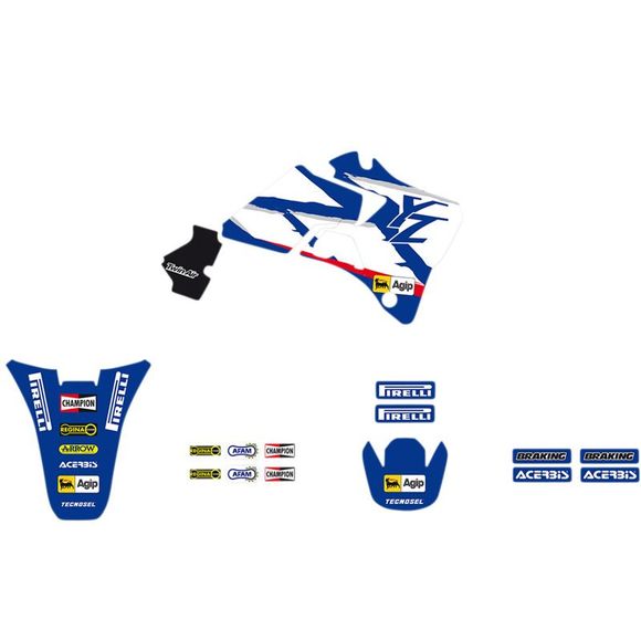 Kit déco Tecnosel VINTAGE TEAM YAMAHA 1998Ref : 4302-6256 / 43026256