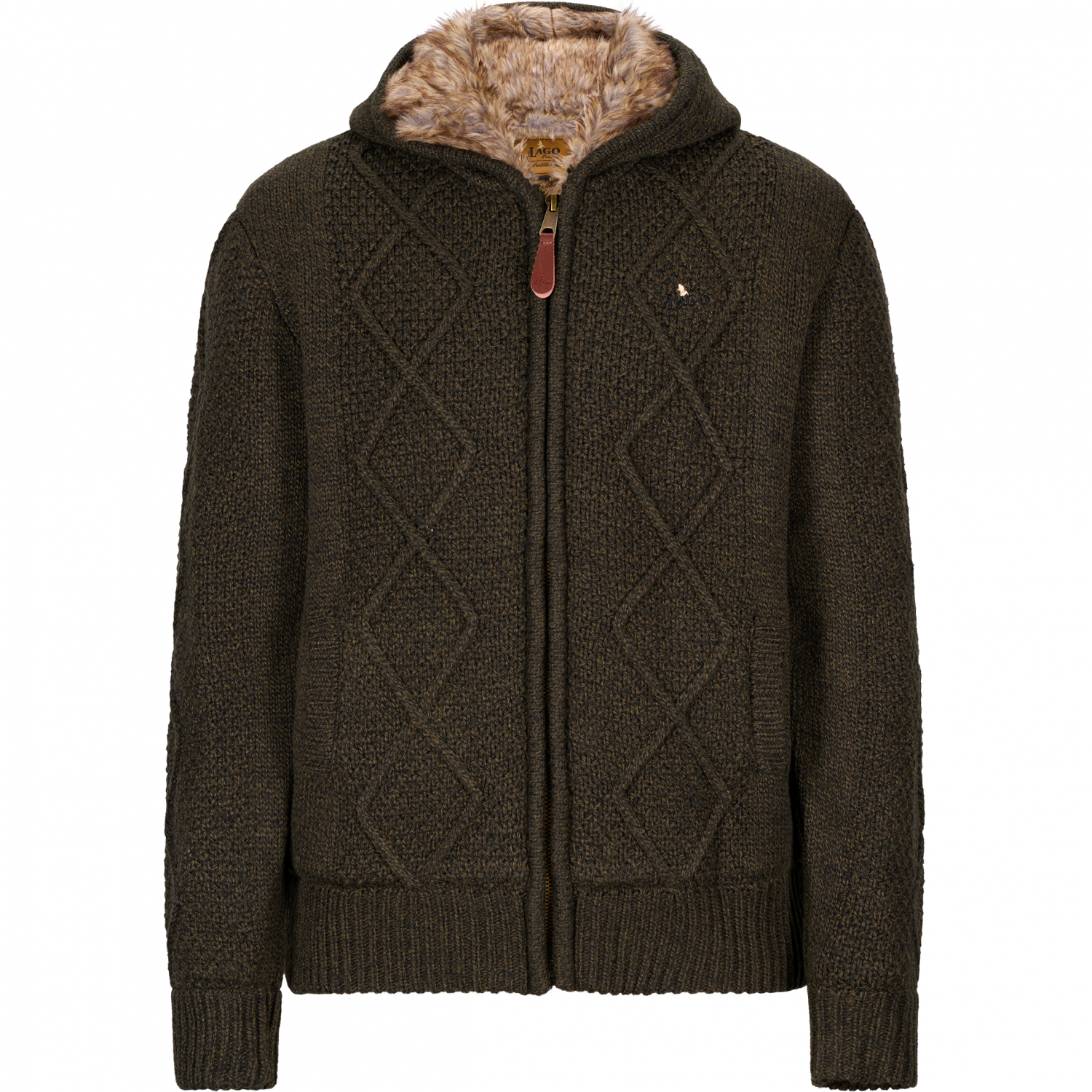 il Lago Prestige Wool Jacket Hordaland Men (Olive)