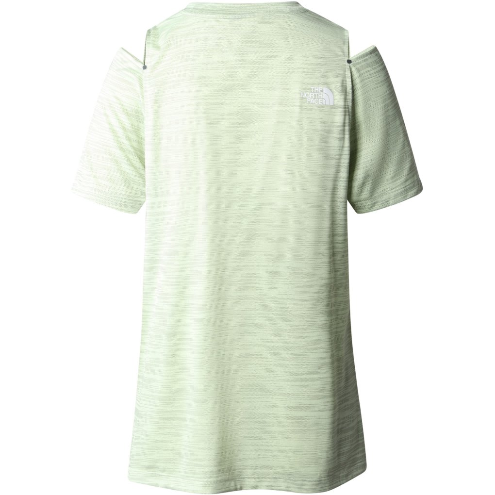 The North Face Athletic Outdoor T-Shirt Women - Lime Cream/New Taupe Green