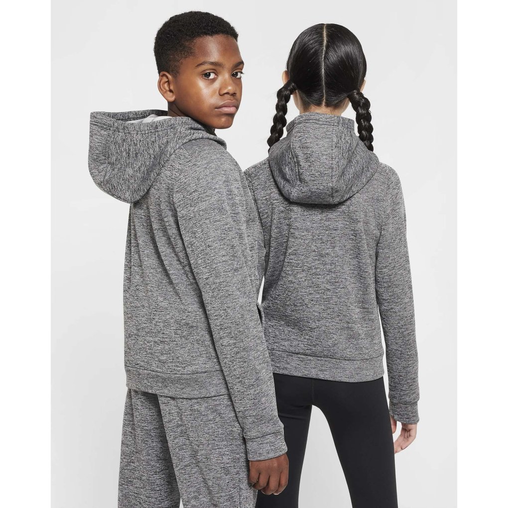 Nike Multi Stain Repel Therma-FIT Hoodie Kids - black/lt smoke grey/htr/white HF4414-010