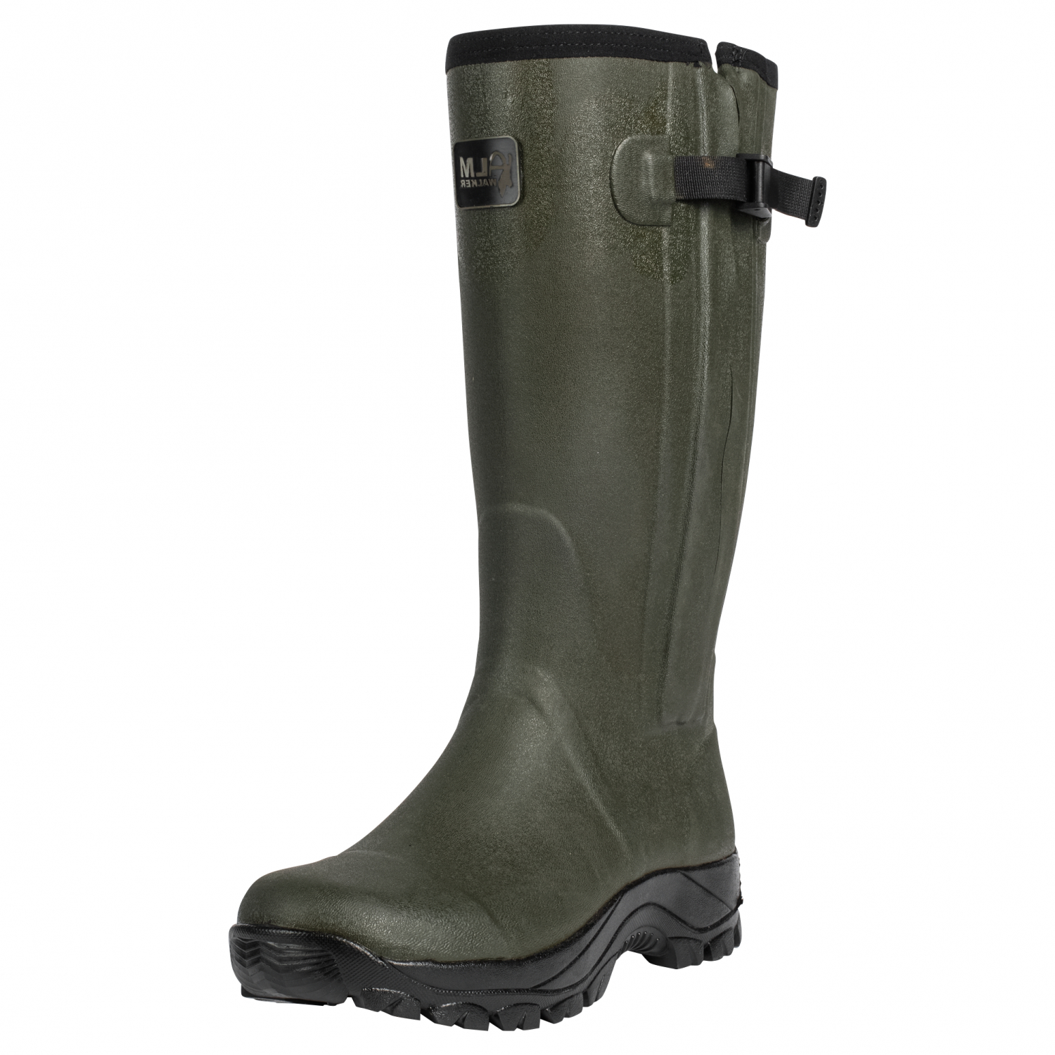 Almwalker Jannik Neoprene Boots Men, With Zip (Olive)