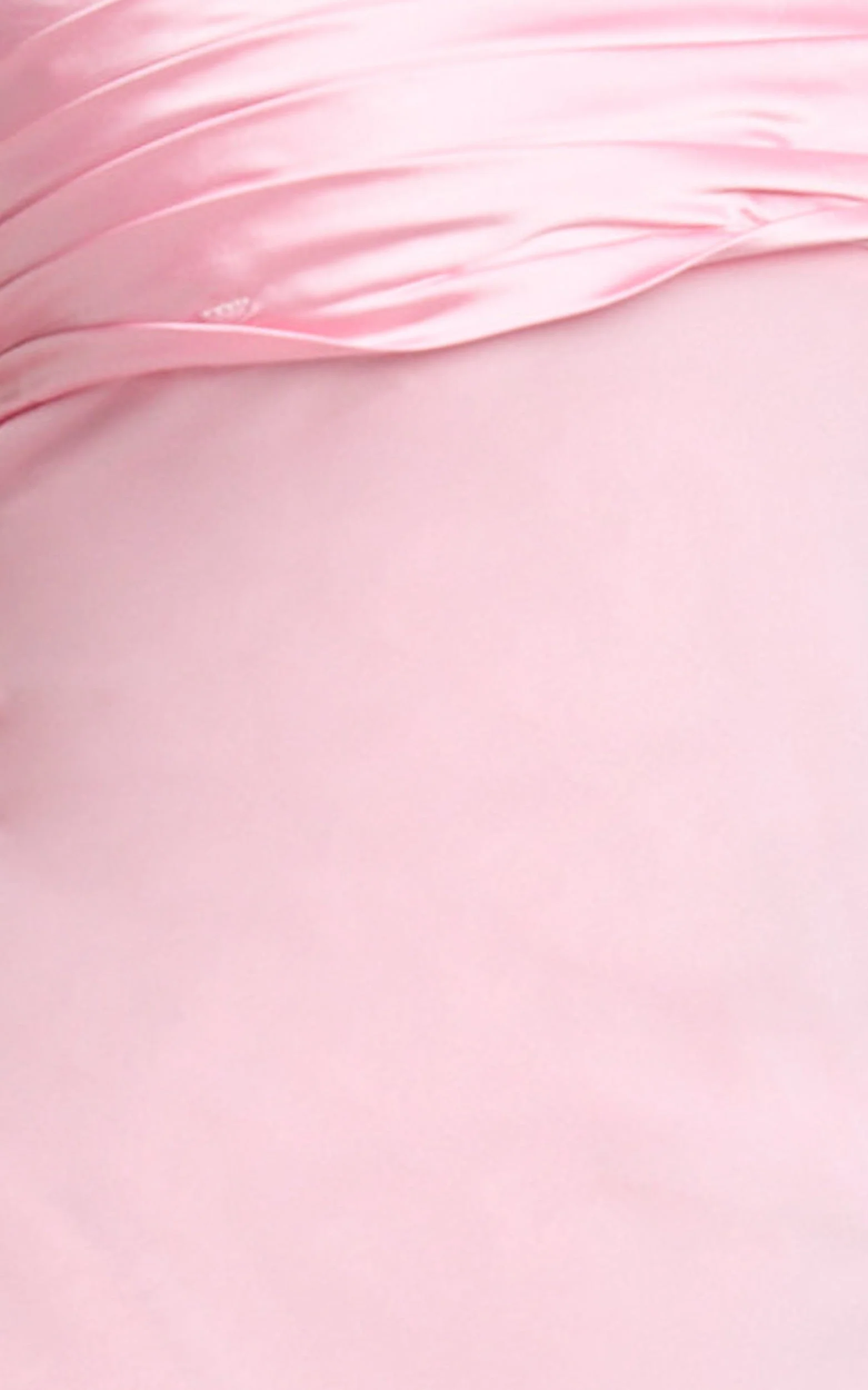 Sonya Maxi Dress - Cowl Neck Asymmetric Fit And Flare Dress in Pink