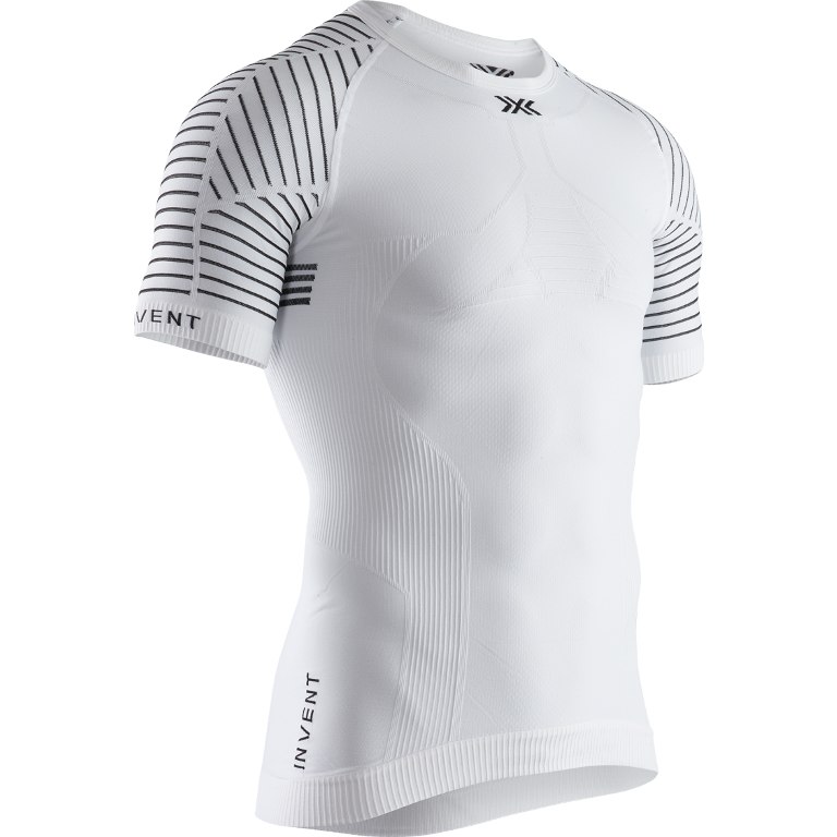 X-Bionic Invent 4.0 LT Round Neck Short Sleeves Shirt Men - arctic white/dolomite grey