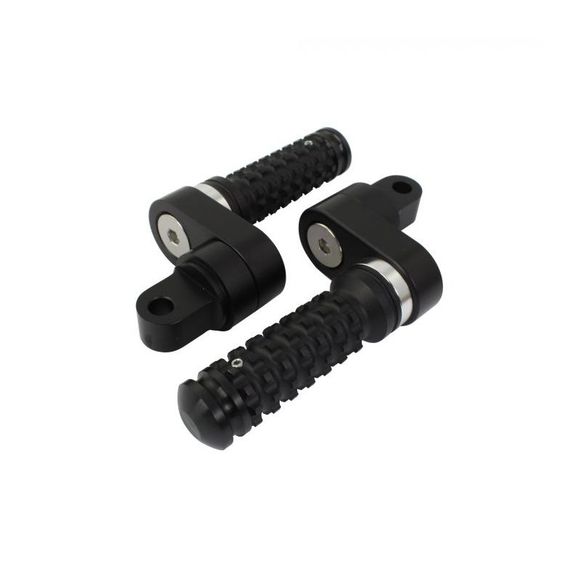 Bike It Adjustable Front Footpegs Universal - BlackRef: BIK0618 / PEGADS13