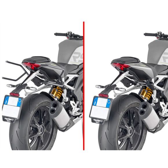 Givi Remove-X Saddlebag SpacersTRIUMPH 1200 SPEED ​​TRIPLE 1200 RS - 2021 - 2025Ref: TR6420