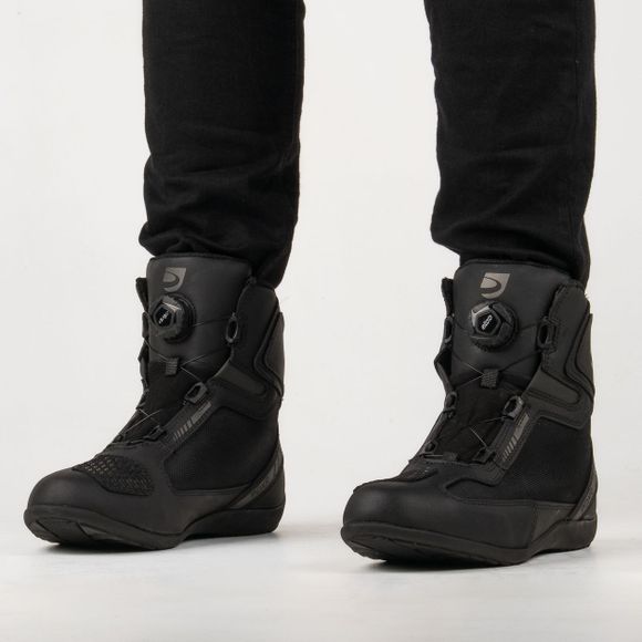Dxr Firedrop - Black / Gray Motorcycle SneakersRef: DXR0946