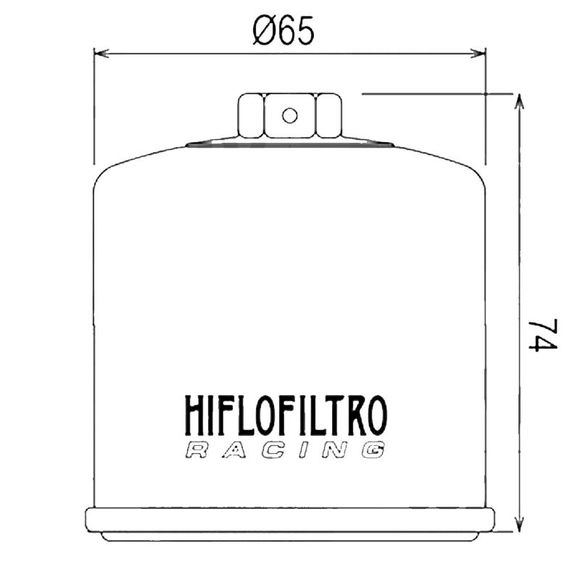 HifloFiltro HF204RC Racing Oil FilterRef: HF0719/07120437