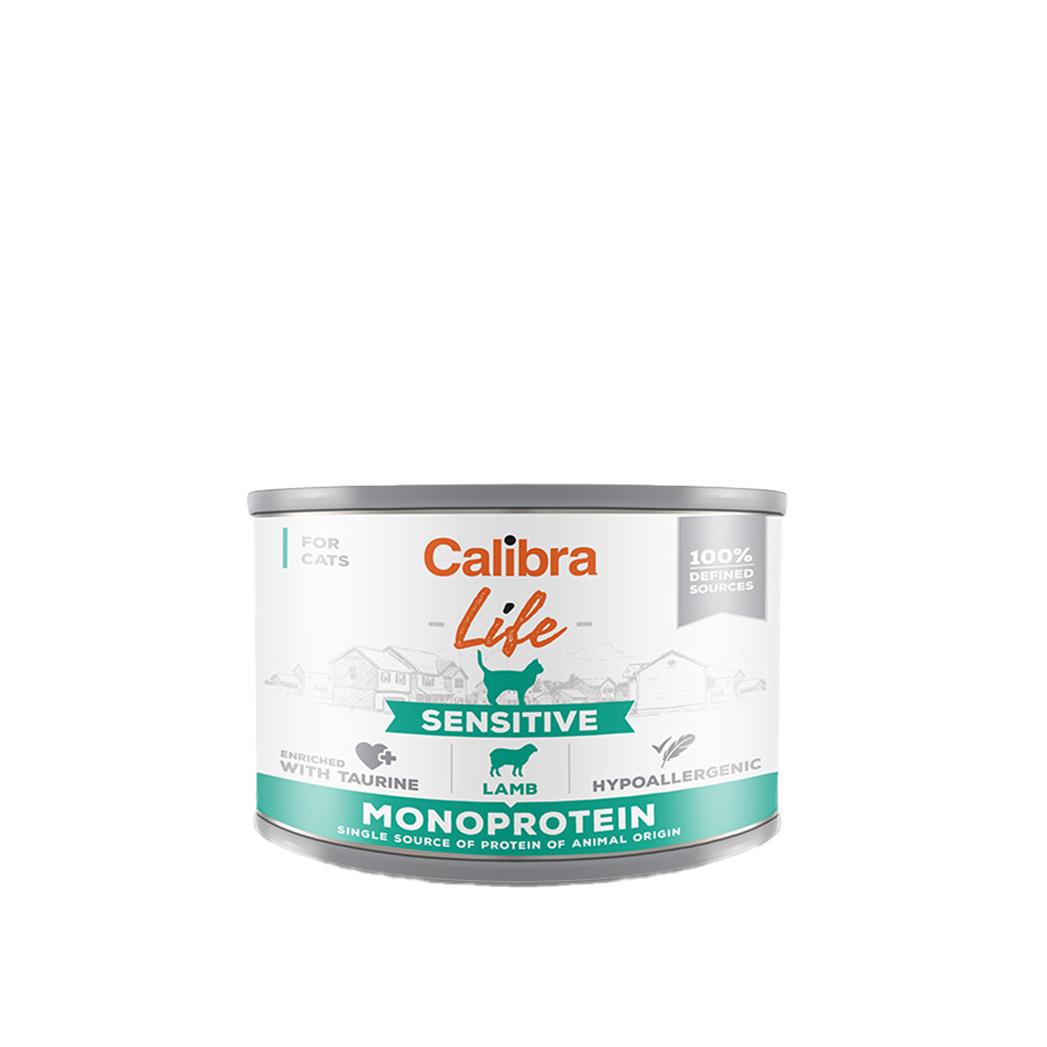 Calibra Cat Life Sensitive Wet Food - Lamb - 6 x 200 g