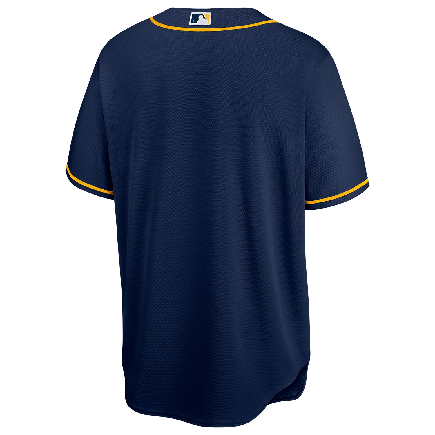 Milwaukee Brewers Nike Replica MLB Alternate Road Jersey Navy