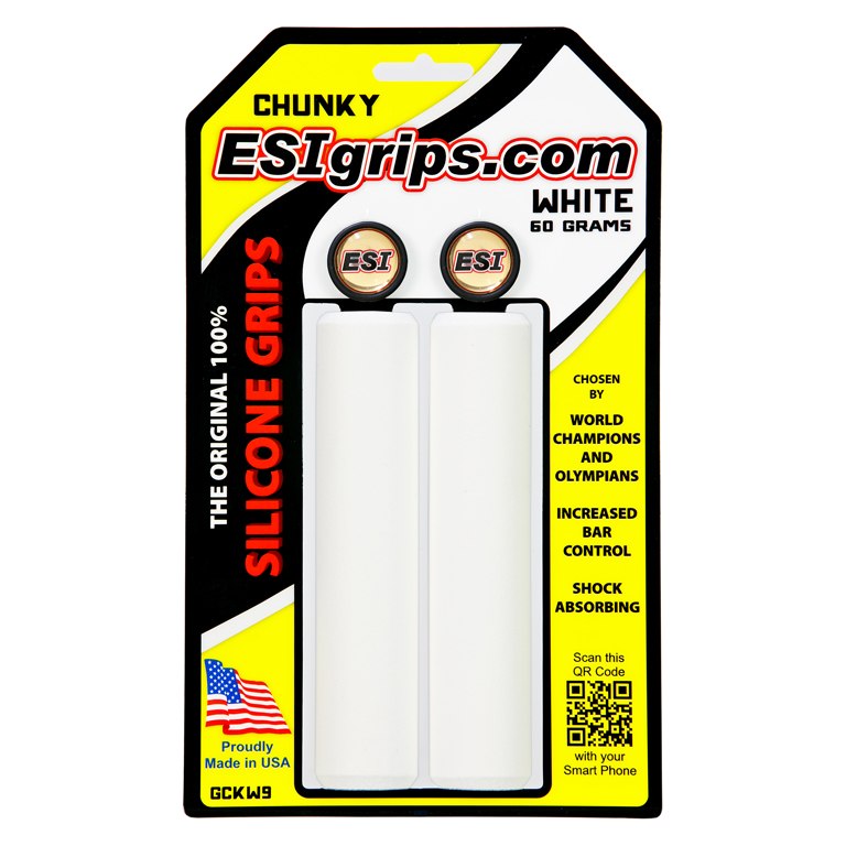 ESI Grips Chunky Handlebar Grips - White