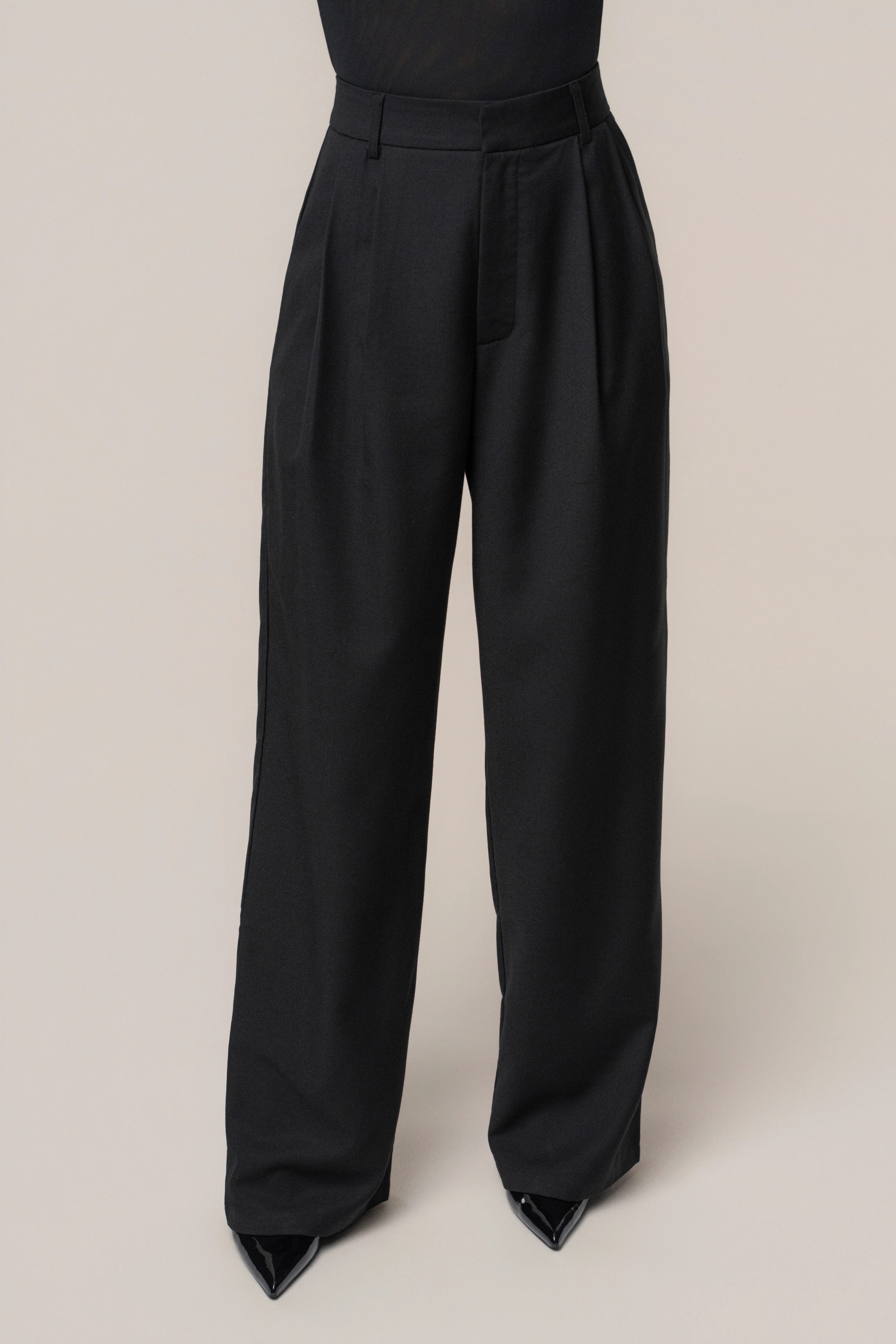Black Refined Moments Trouser