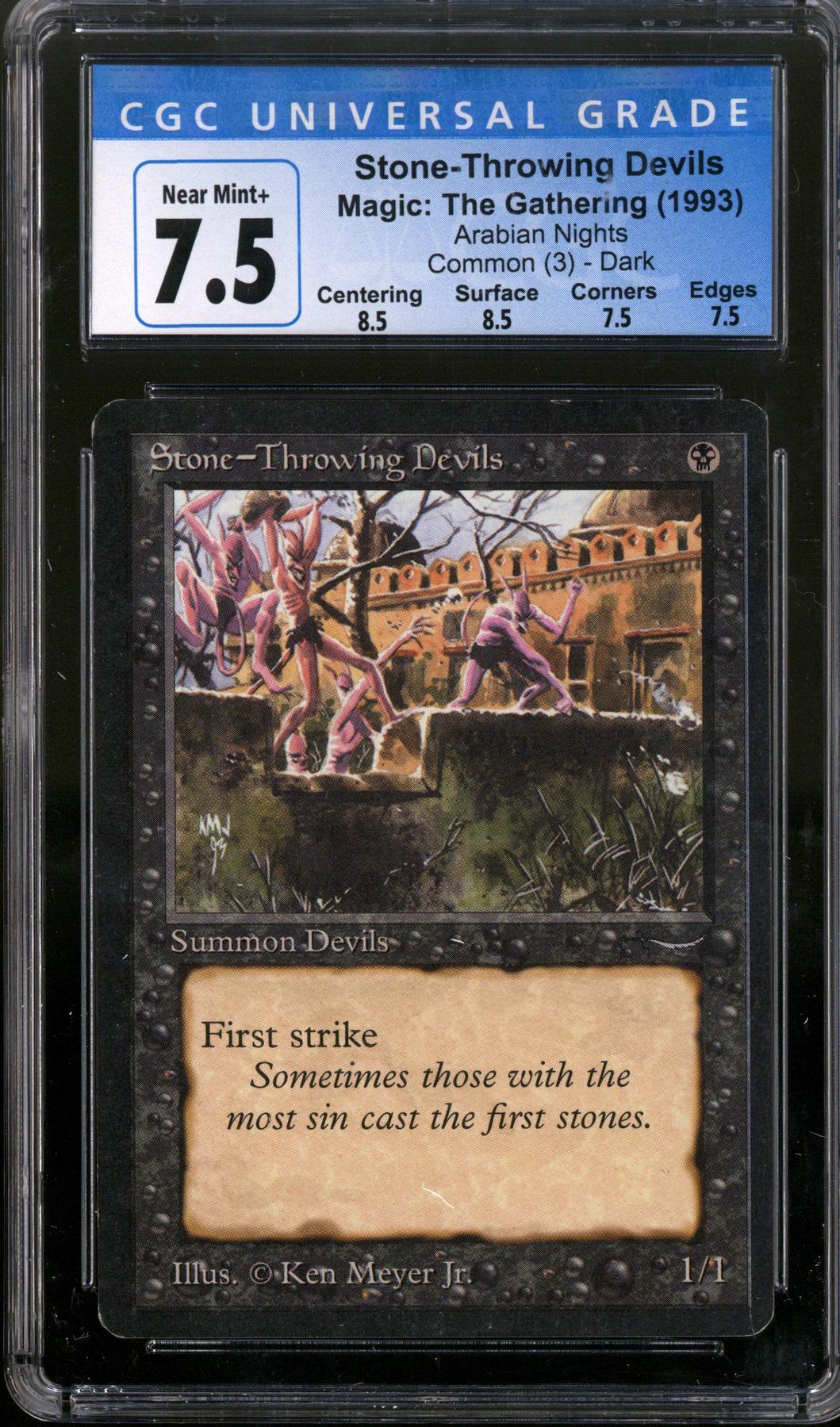 1993 Magic the Gathering Stone-Throwing Devils (CGC 7.5)