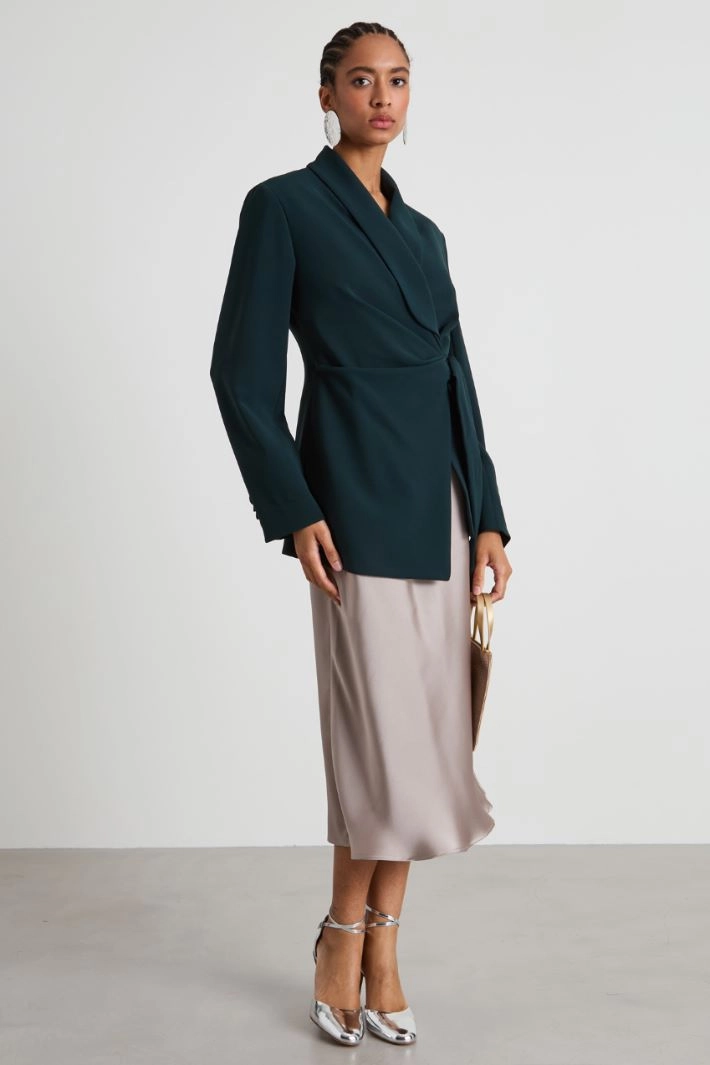 Cady crossover blazer - DARK GREEN