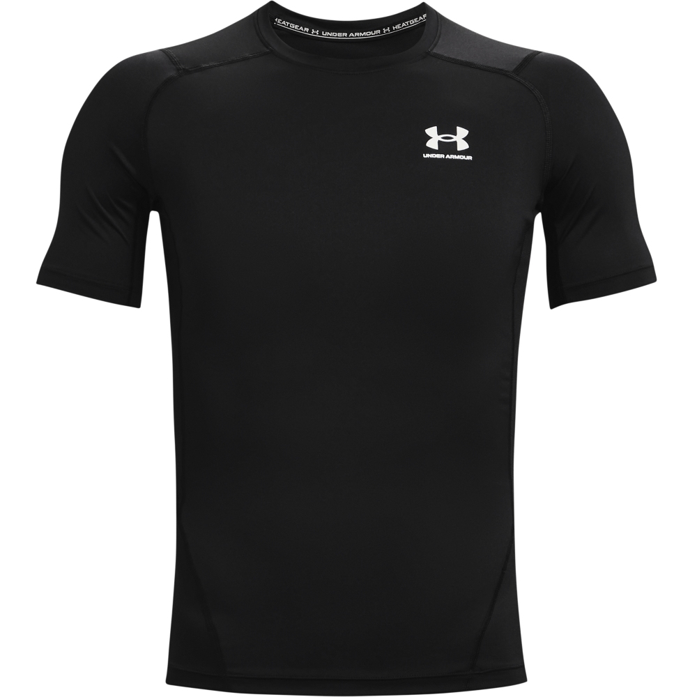Under Armour HeatGear® Armour Short Sleeve Shirt Men - Black/White