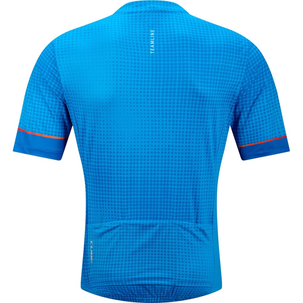 CUBE CMPT TEAMLINE Short Sleeve Jersey Men - topas blue