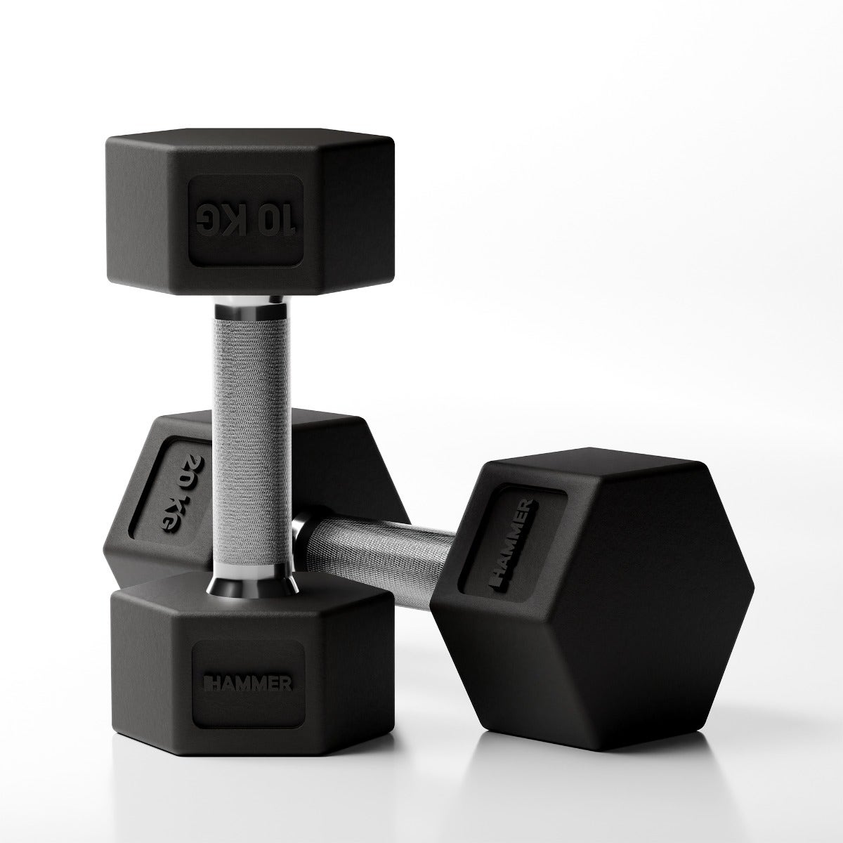 Hexagon compact dumbbells PRO 1 - 20 kg