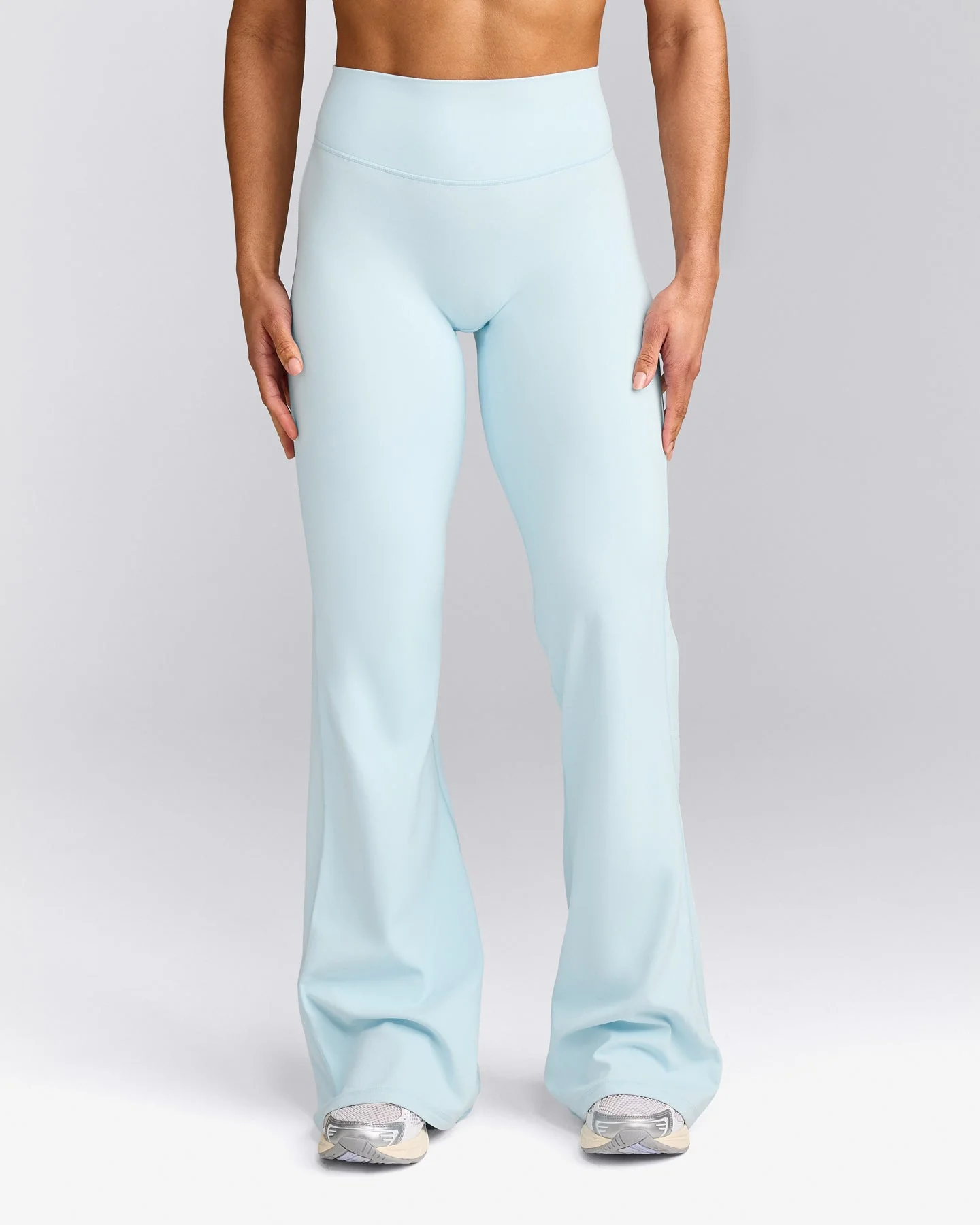 SoftMotion™ Flared Bottoms with Grey Logo | Cloud Blue