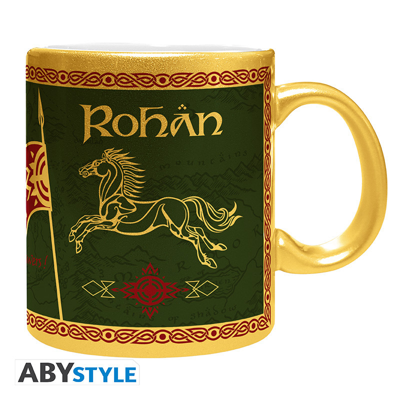 LORD OF THE RINGS Mug with gold finish Rohan