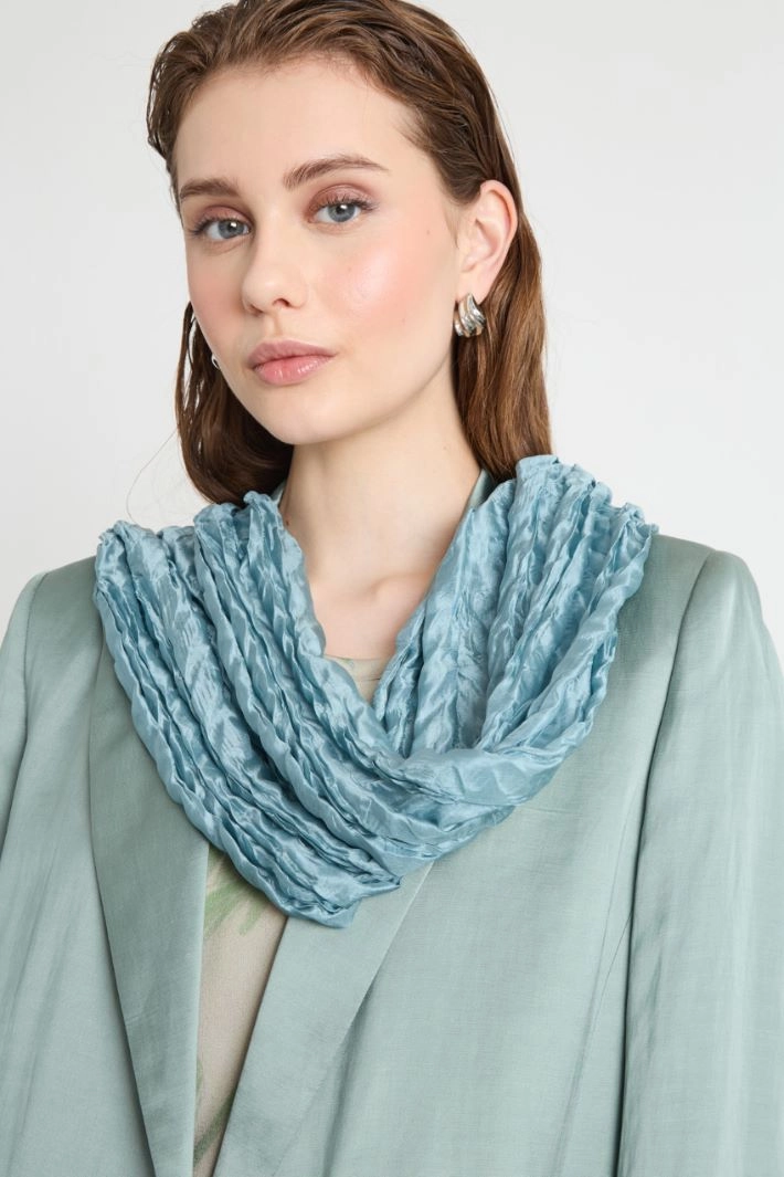 Silk scarf - LIGHT BLUE