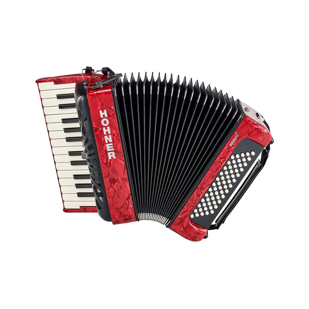 Hohner Bravo II 60 Red silent key – Thomann Ireland