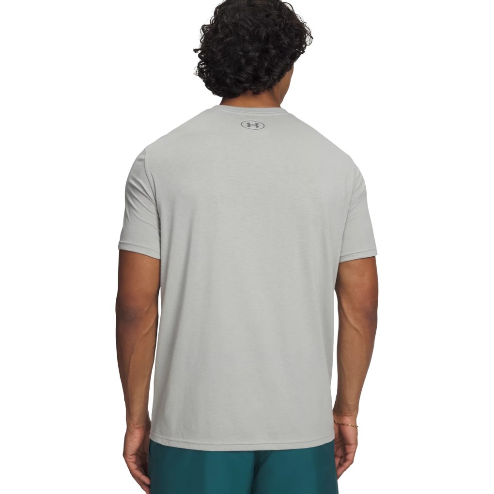 Under Armour UA Sportstyle Left Chest Short Sleeve Shirt Men - Titanium/Clay Green