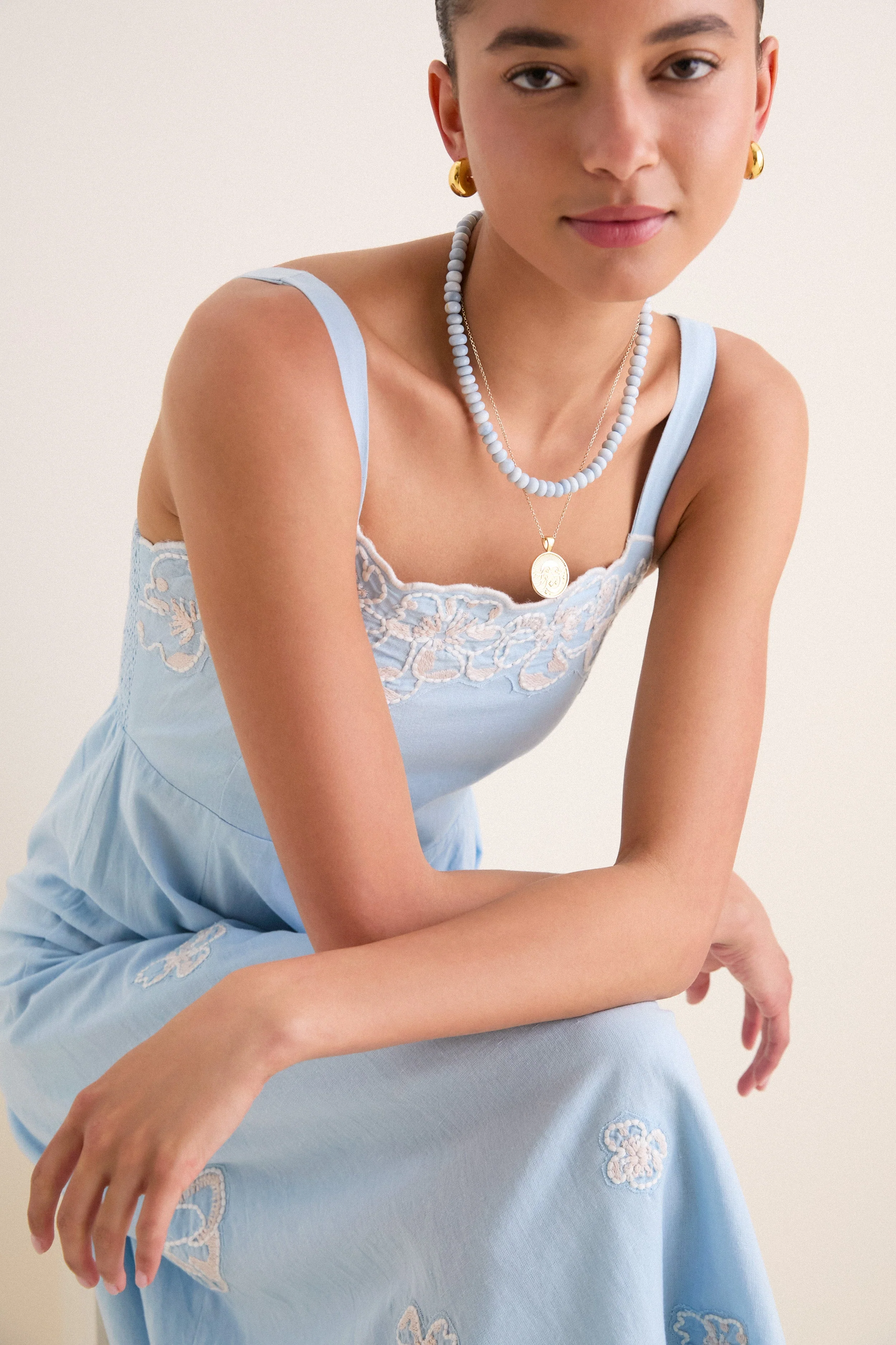 Glacier Lake Marceline Midi Dress