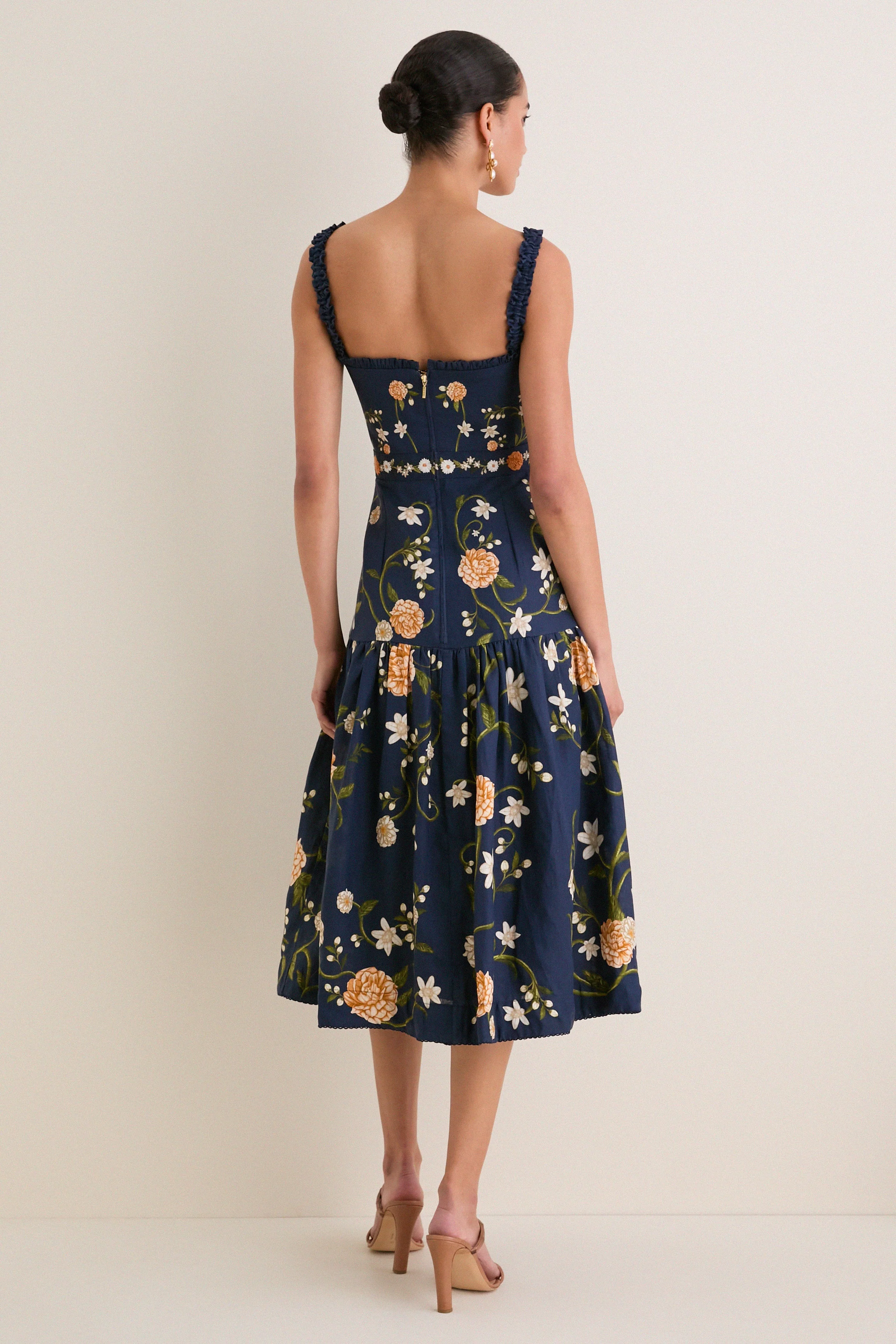 Valle Nispero Midi Dress