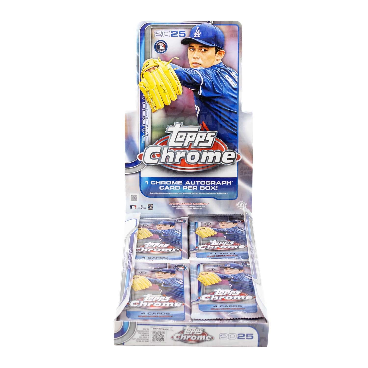 2025 Topps Chrome Baseball MLB Hobby Pack