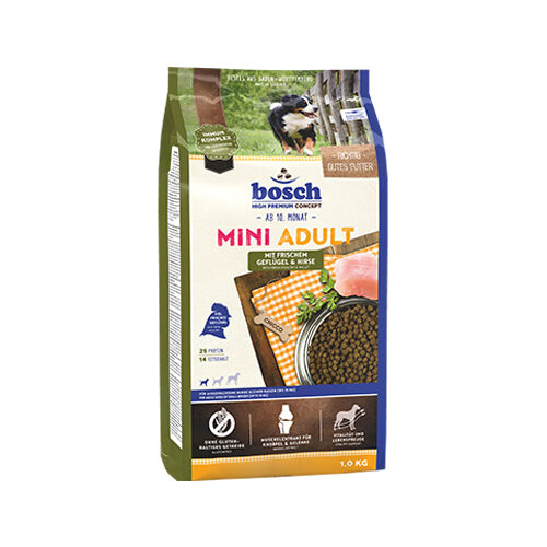 Bosch Mini Adult Dog Food - Poultry & Millet - 3 kg