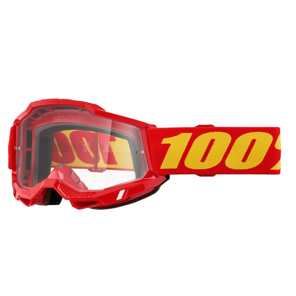 100% Accuri 2 Goggle - Red - Red Mirror | Clear
