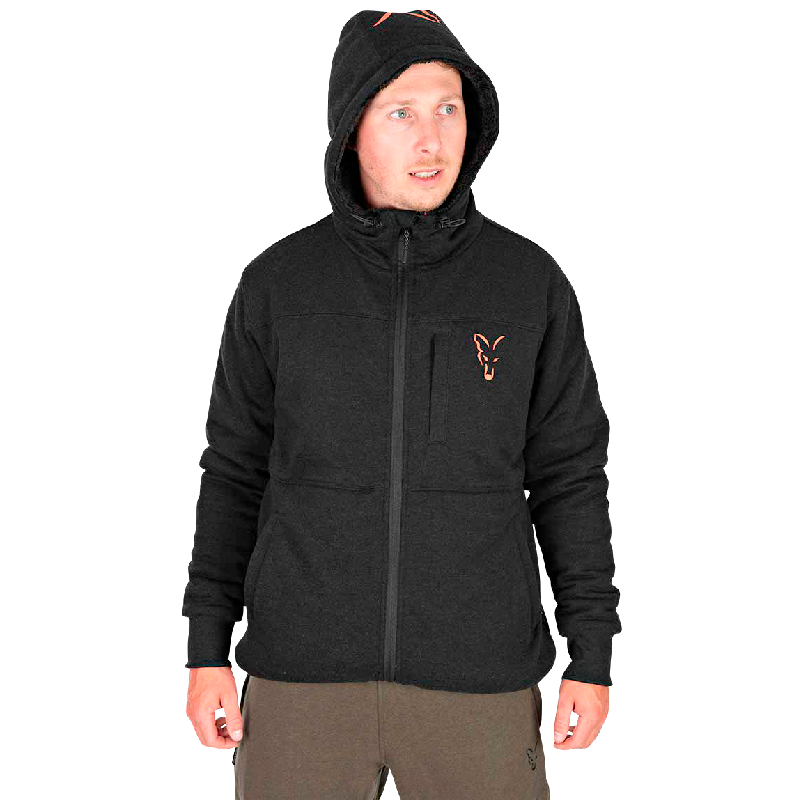 Fox Collection Sherpa Jacket Men (Black\/Orange)