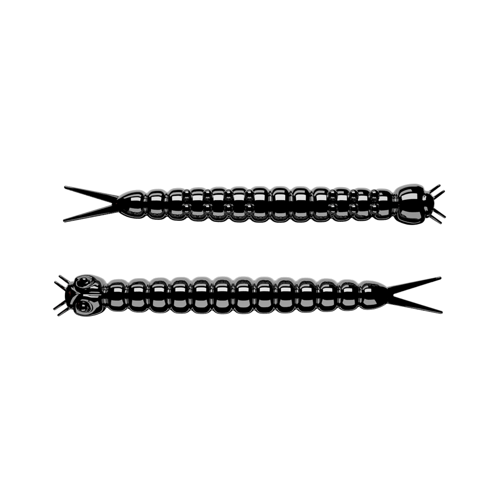 Libra Lures Slight Worm artificial bait (black)