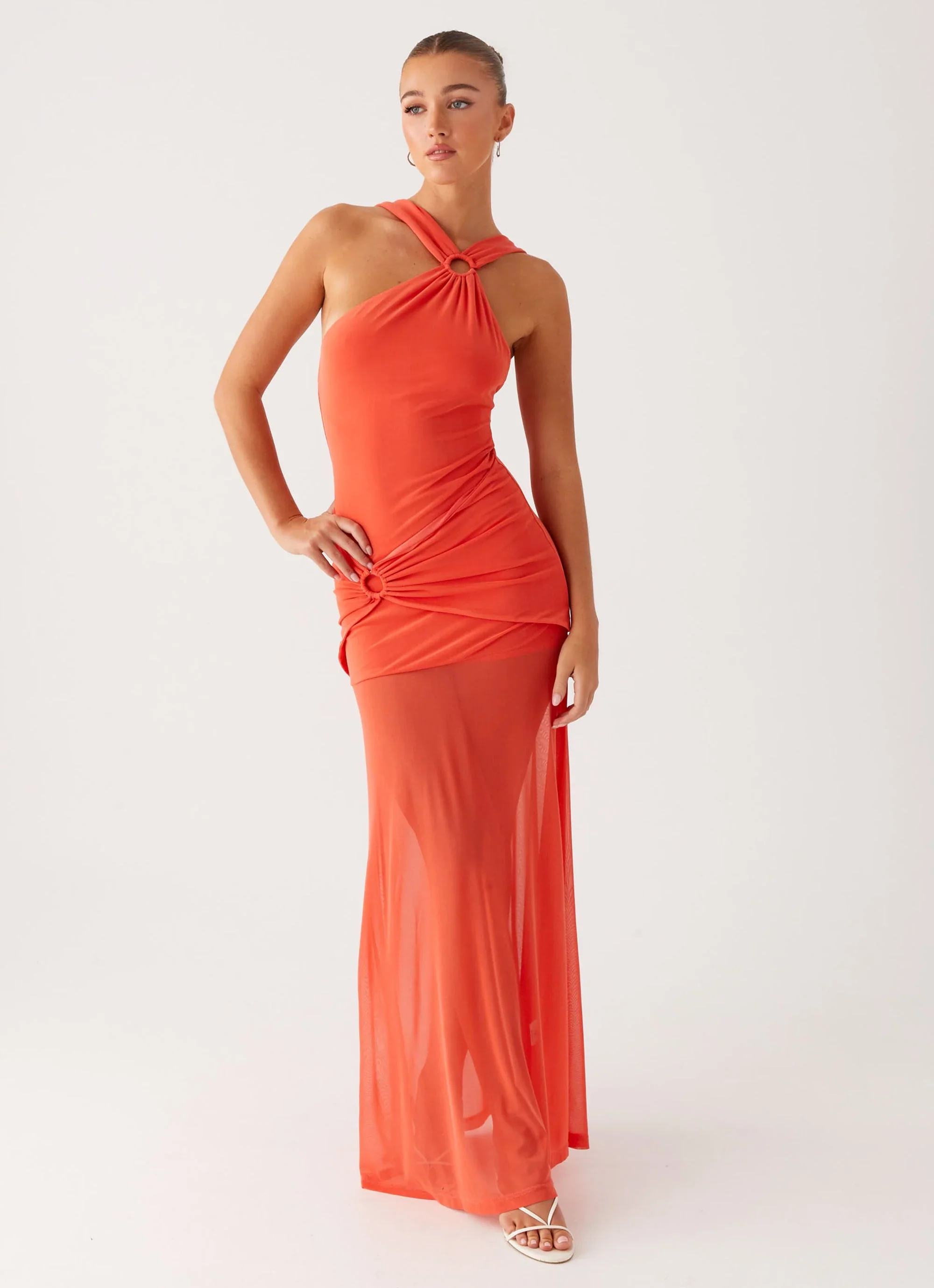 Kavala Maxi Dress - Coral