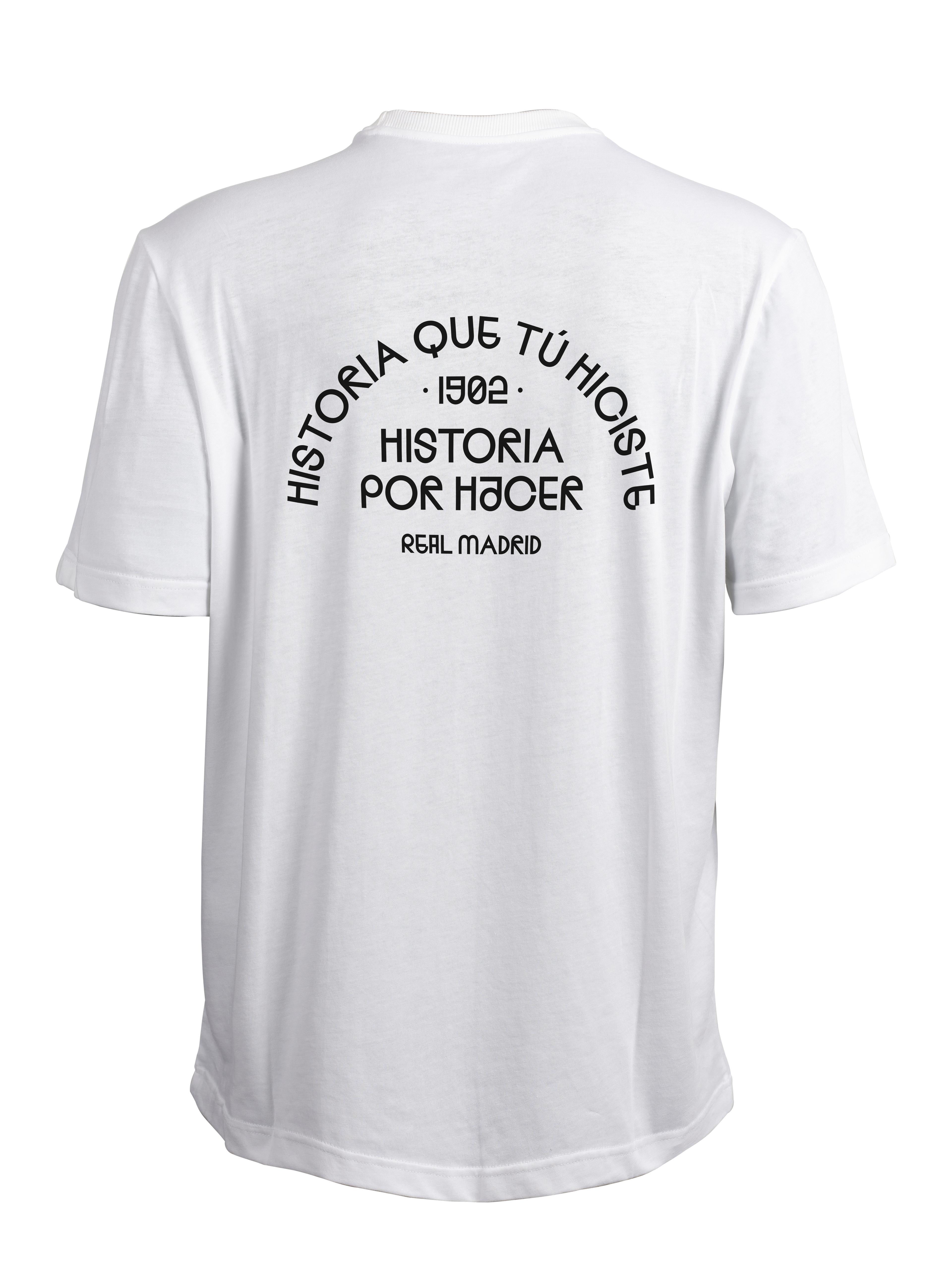 Mens adidas Historia Que Tu Hiciste T-Shirt White