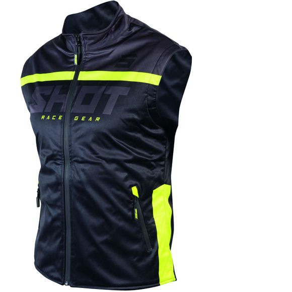 Veste enduro Shot BODYWARMER LITE 2.0 - BLACK NEON YELLOW 2024 - Noir / JauneRef : SO1920