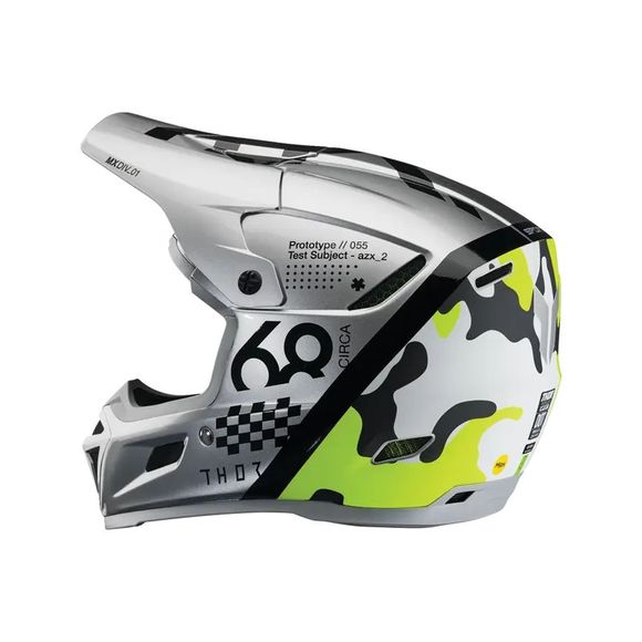 Thor REFLEX cross helmet - SPORT RIOT 2026 - Gray / YellowRef: TO3330