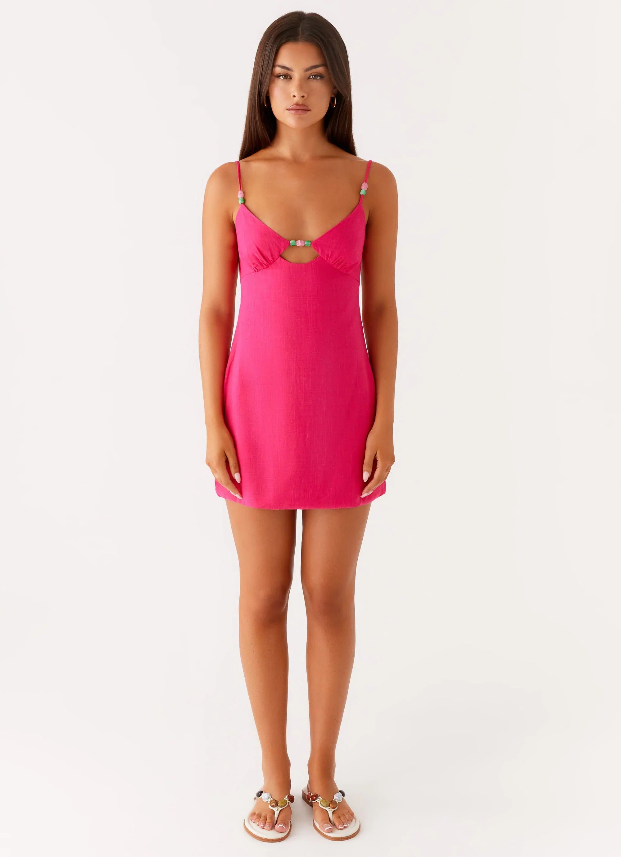 Vander Mini Dress - Fuchsia