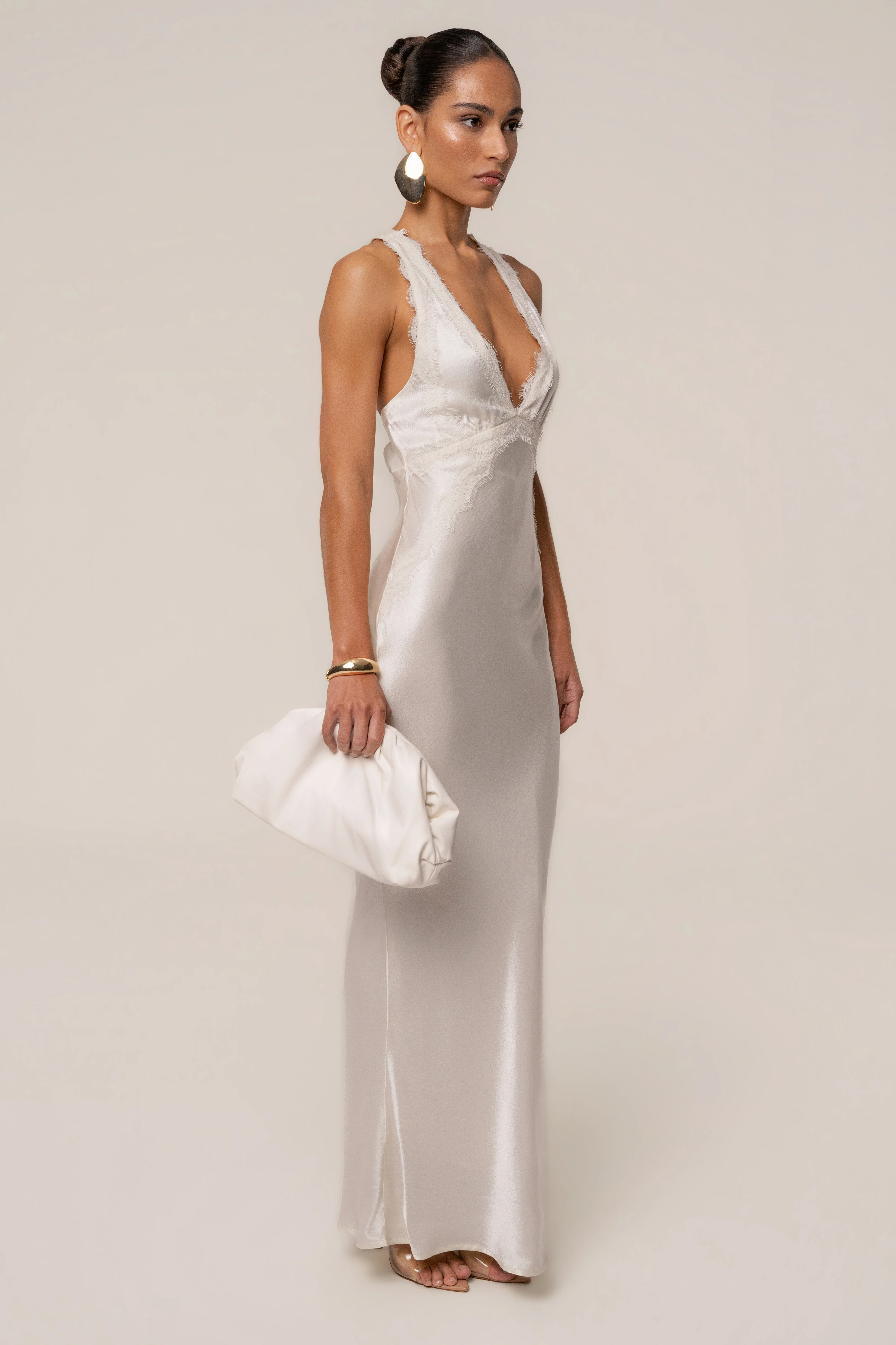 White Signature Cloud Bag