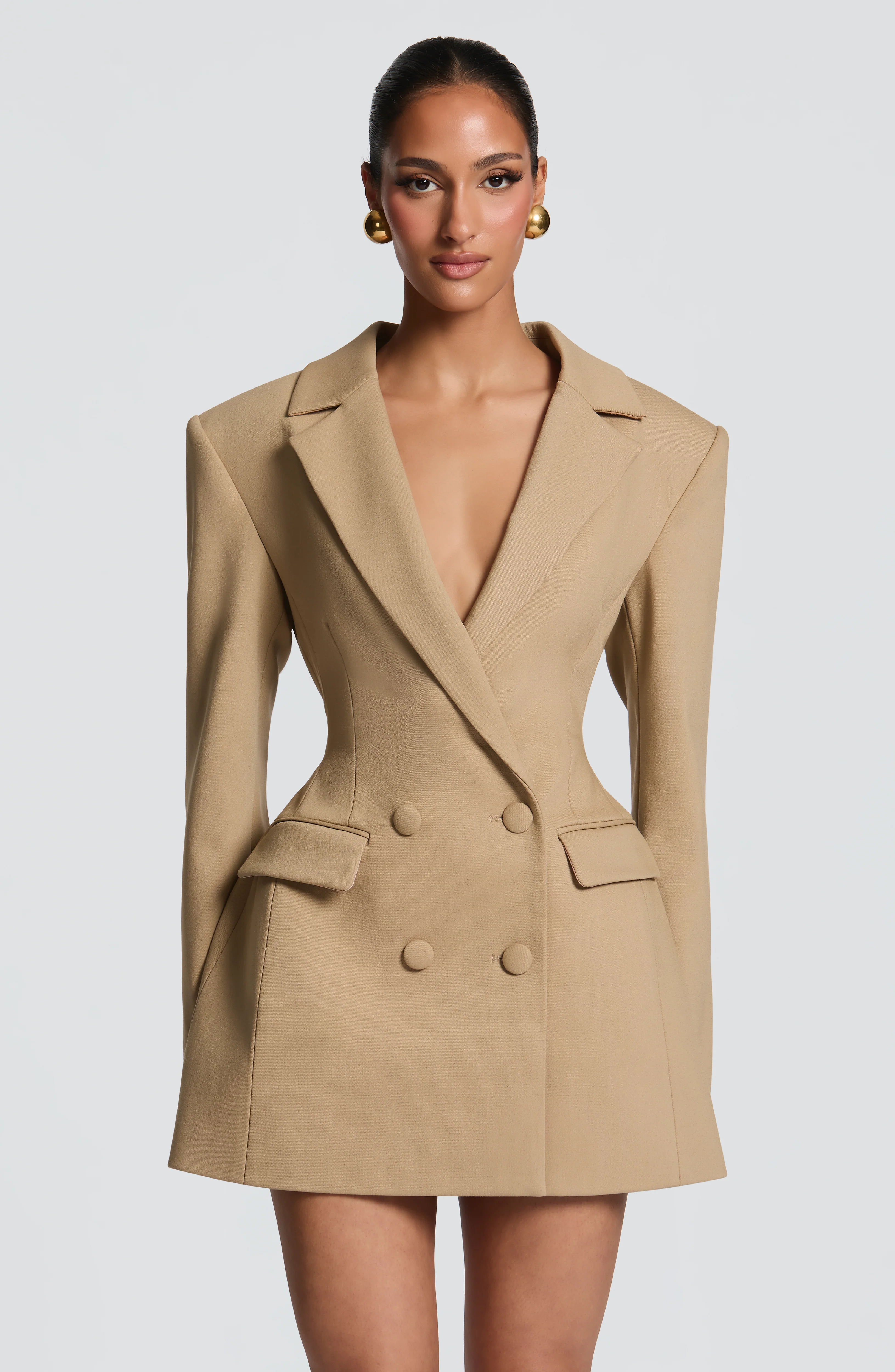 Elvira Mini Dress - Sand