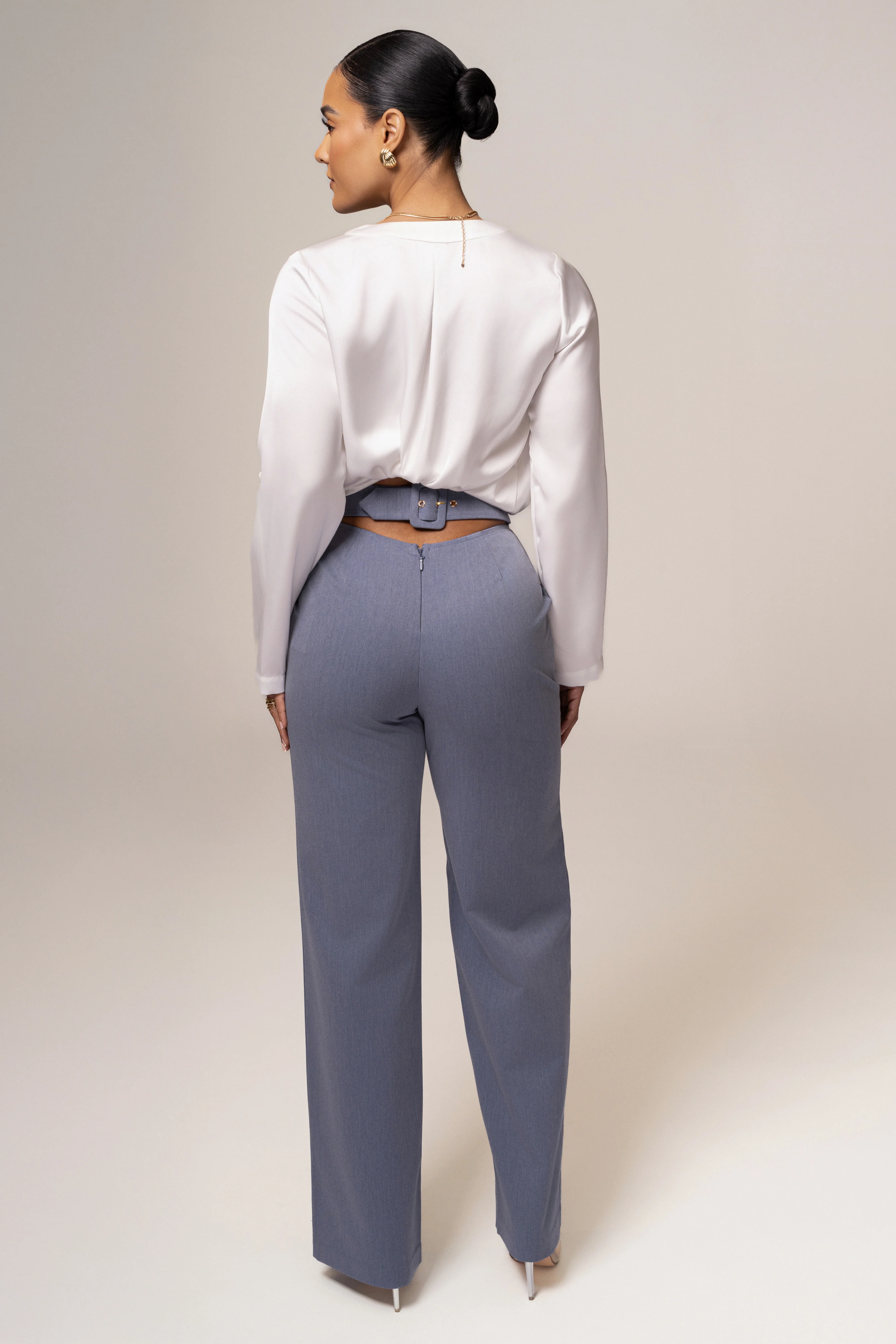 Denim Status Belted Pants
