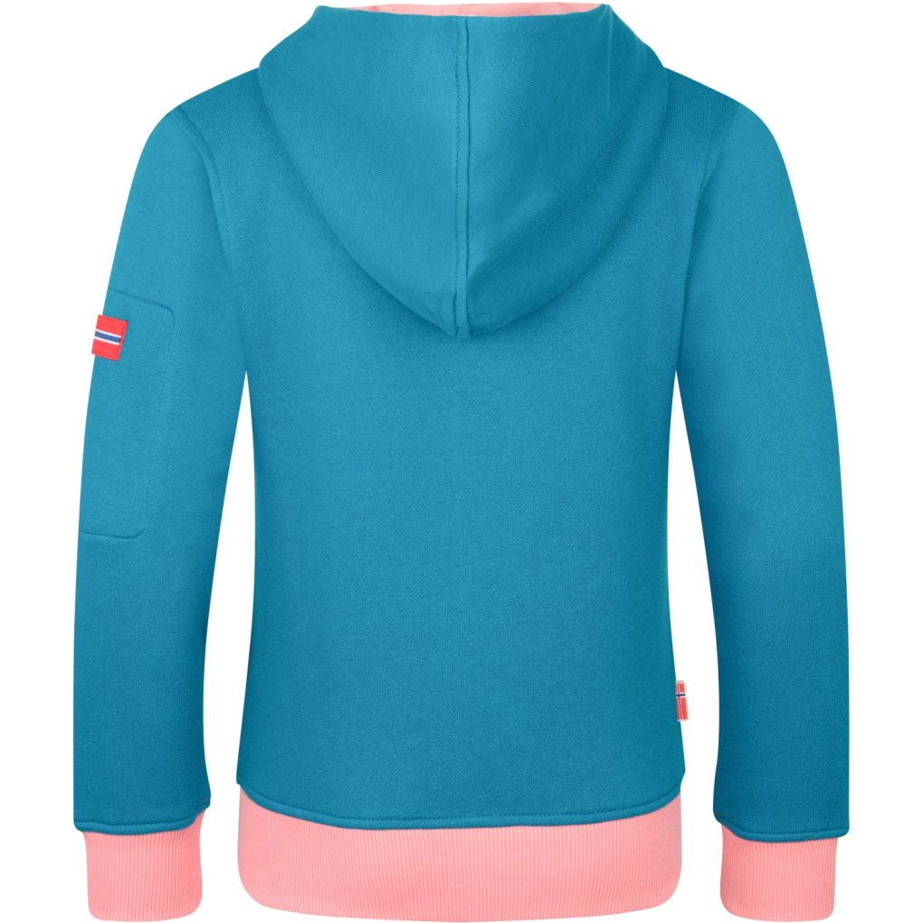 Trollkids Sortland Jacket Kids - Harbor Blue/Poeny Rose