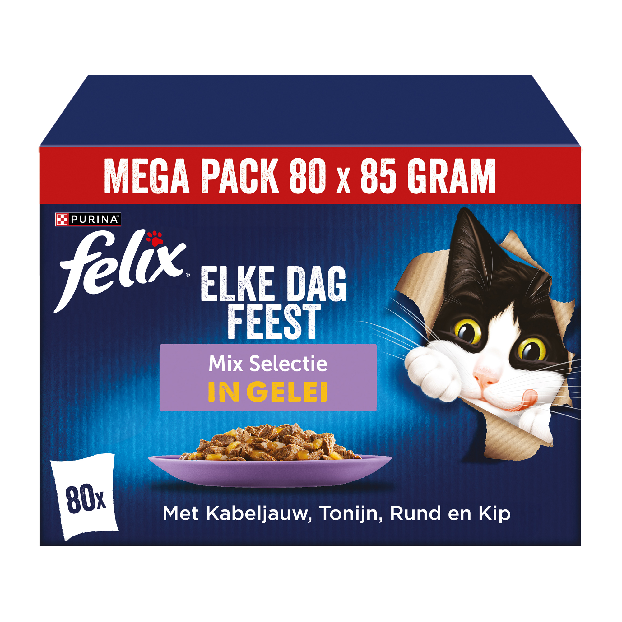Felix Every Day a Feast in Jelly - Mix Selection - 44 x 85 g