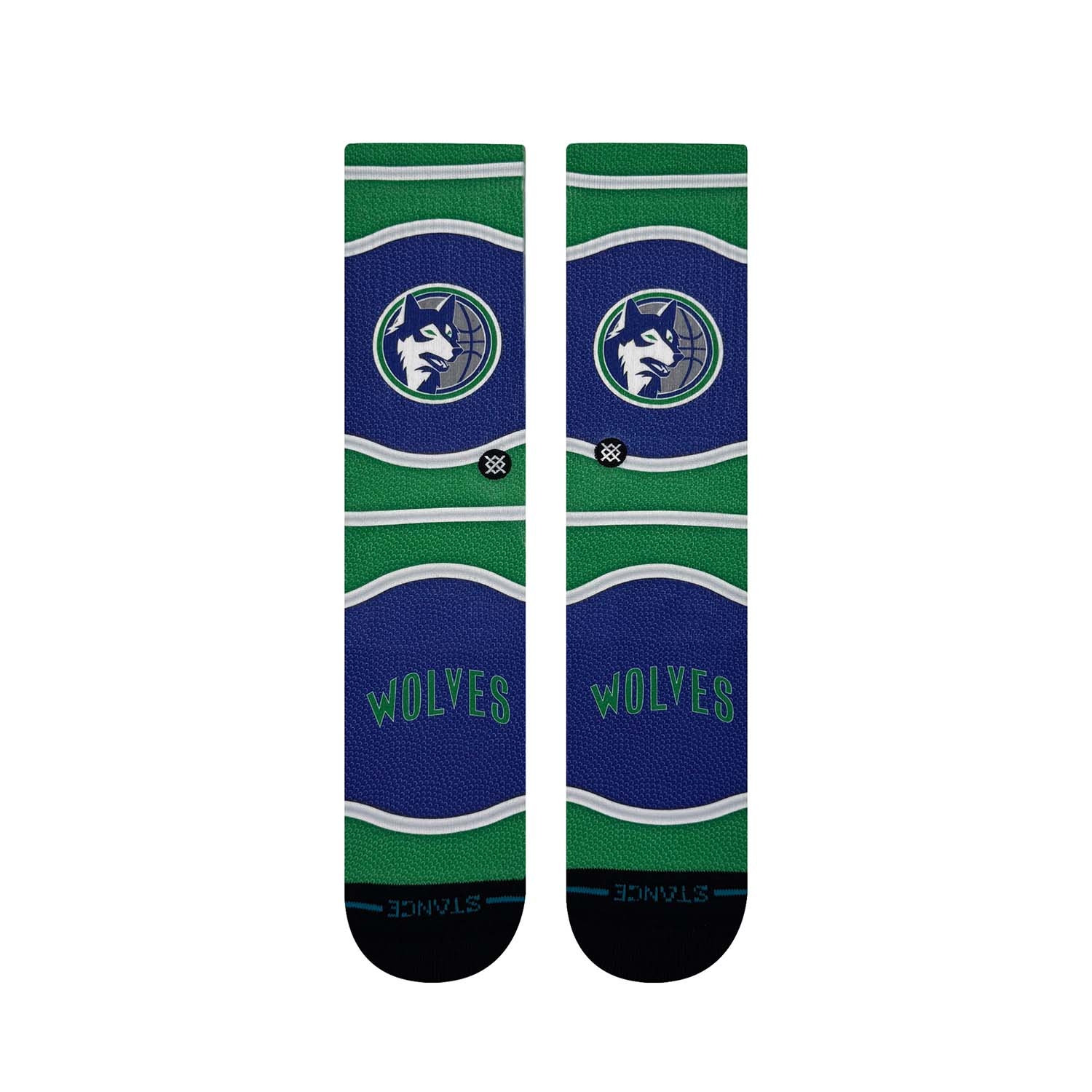 Minnesota Timberwolves Classic Mini Ball Stance Crew Socks
