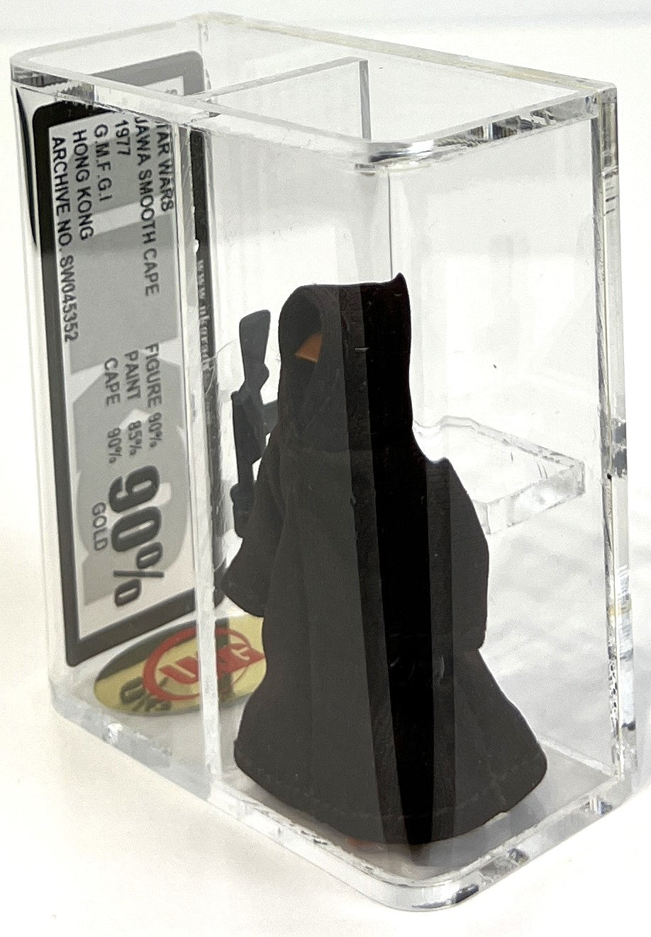 Star Wars Jawa Smooth Cape 1977 G.M.F.G.I. Hong Kong UKG 90 Gold *SW045352*