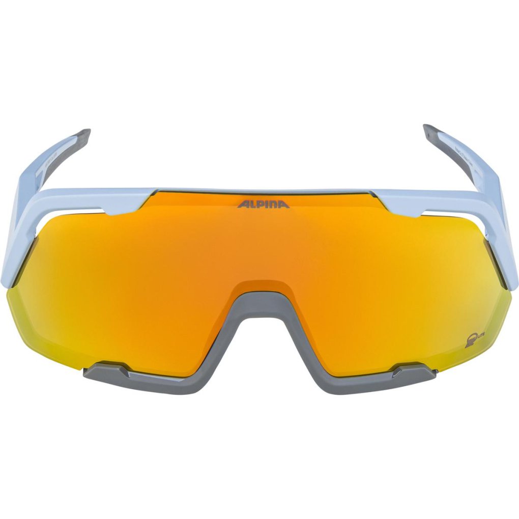 Alpina Rocket Q-LITE Glasses - smoke-blue matt/mirror gold
